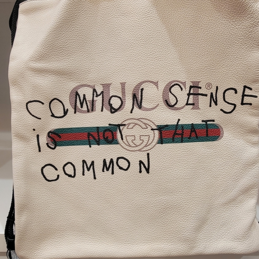 GUCCI 2 Way Coco Capitan BACKPACK In Mystic White Leather - Picture 7 of 15
